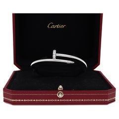 Cartier Juste Un Clou Weißgold-Armreif mit Diamanten