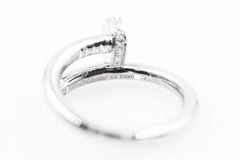 Cartier Juste Un Clou White Gold Diamonds Ring