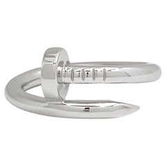 Used Cartier Juste un Clou White Gold Ring