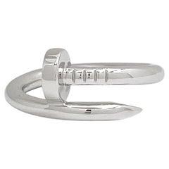 Cartier, bague Juste un Clou en or blanc