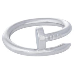 Cartier, bague Juste un Clou en or blanc