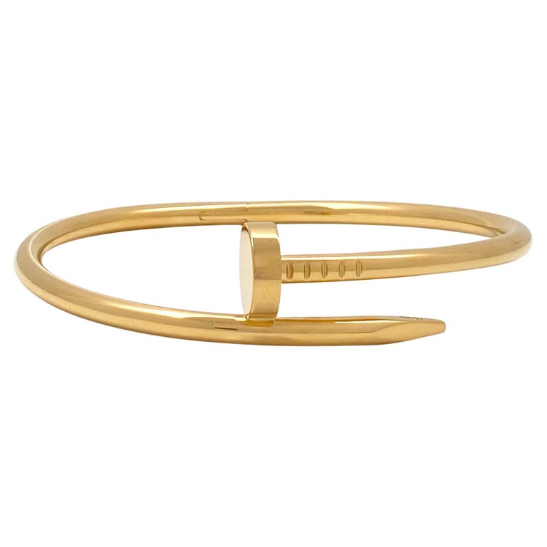 Cartier Juste Un Clou Yellow Gold Bracelet, Classic Model at 1stDibs |  cartier armband nagel, cartier armbånd, cartier nagel armband