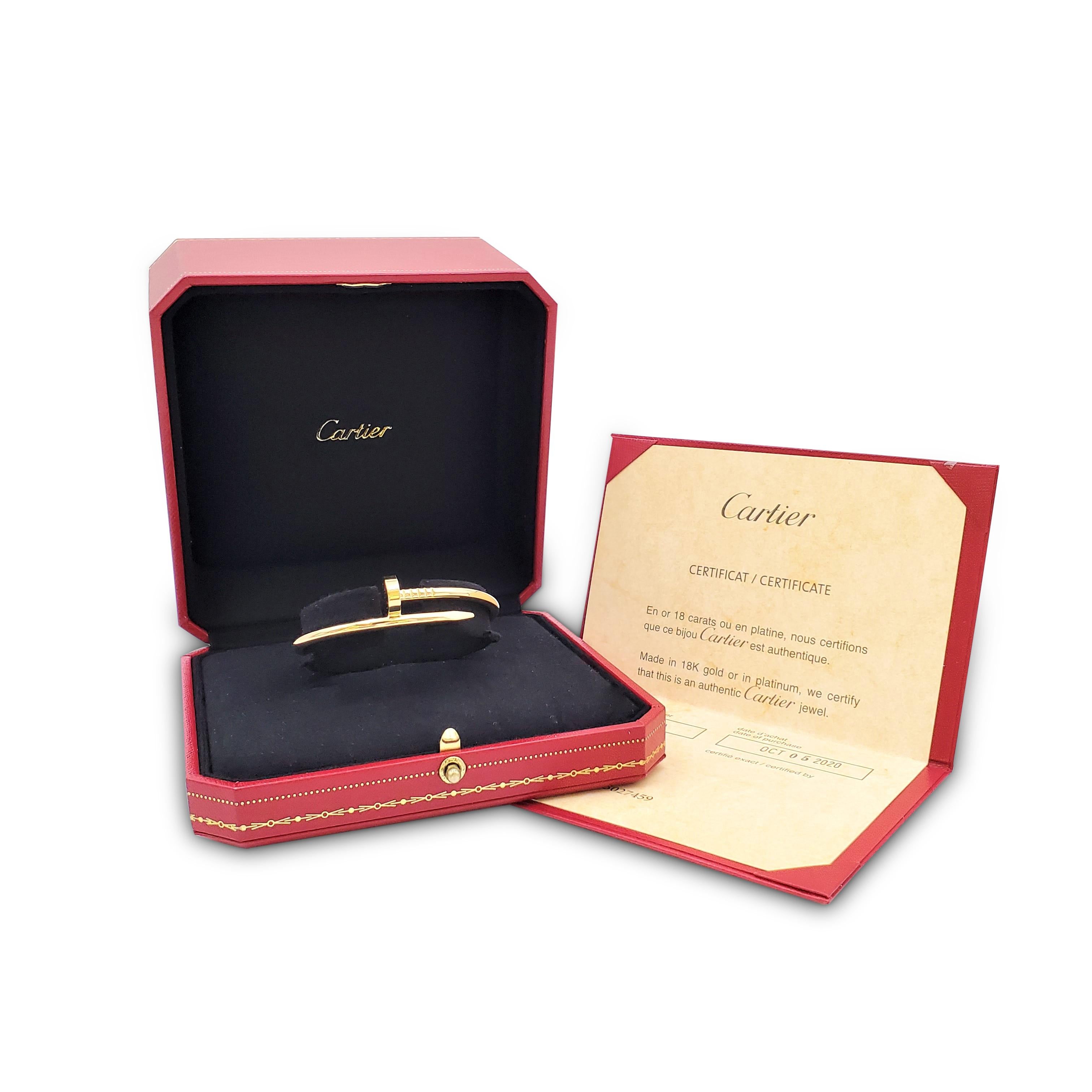 Cartier 'Juste un Clou' Gelbgold-Armband 3