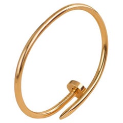 Cartier Juste un Clou Yellow Gold Bracelet Size 17