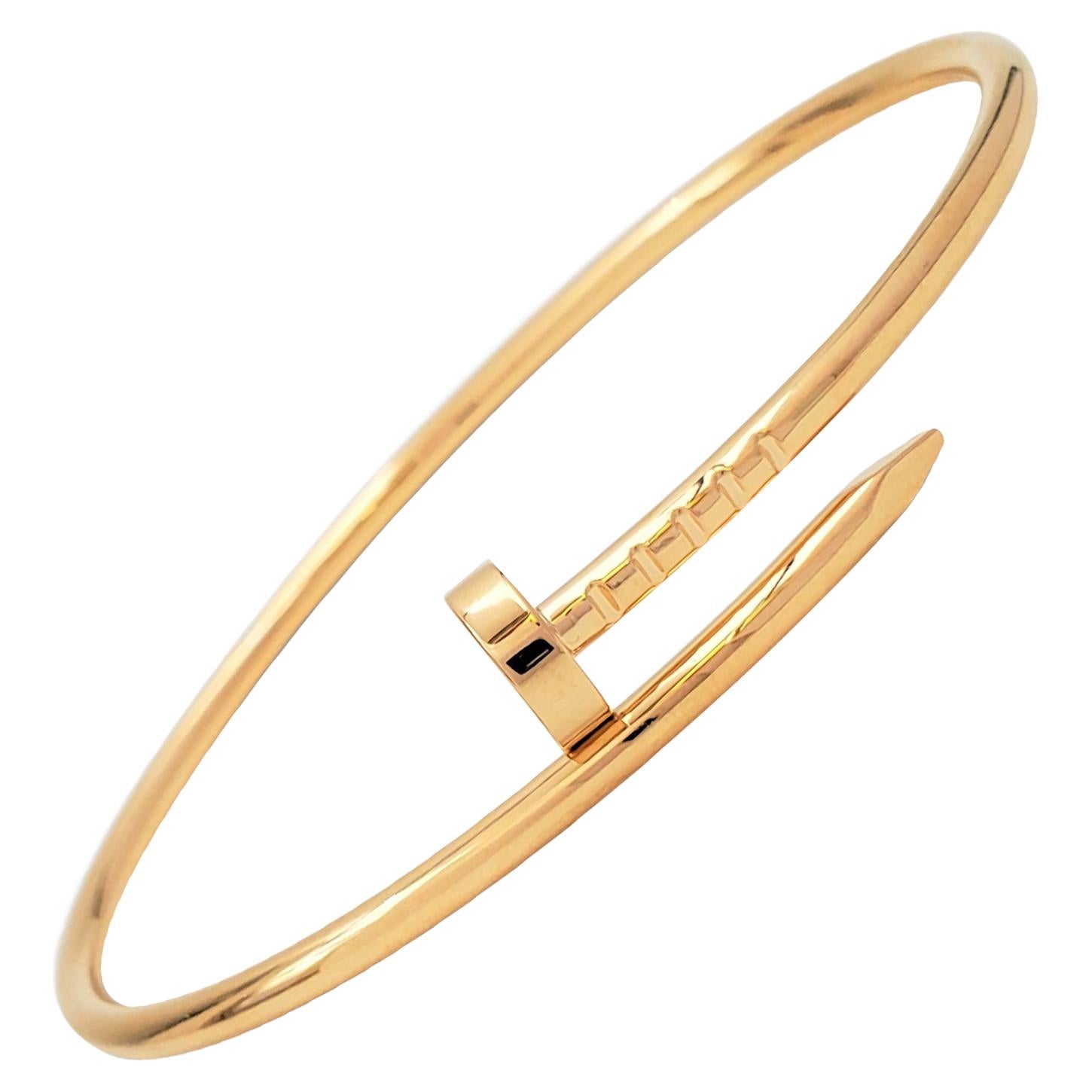 Cartier 'Juste un Clou' Yellow Gold Bracelet, Small Model