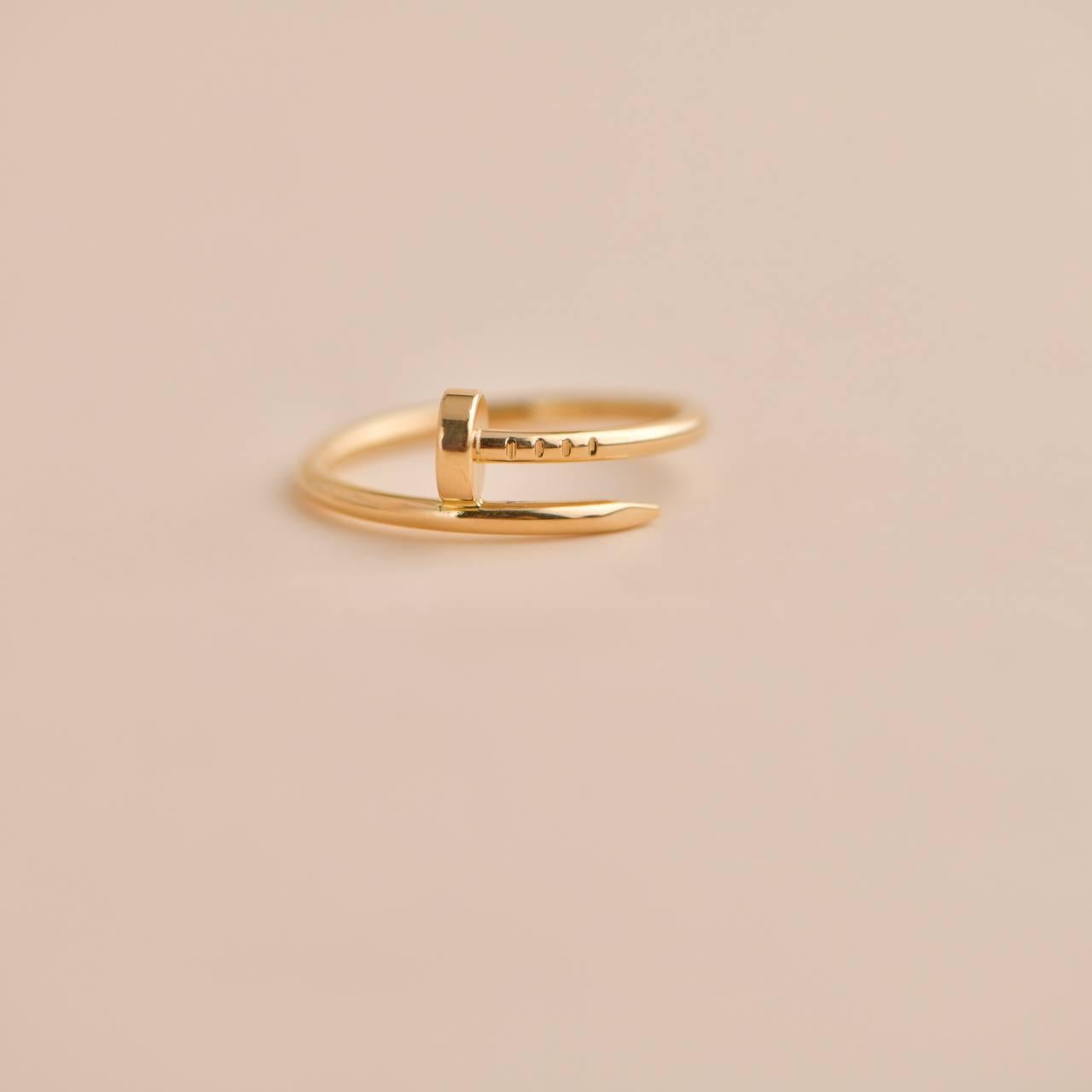 Cartier Juste Un Clou Yellow Gold Ring Size 57 1