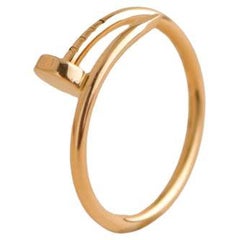 Cartier Juste Un Clou Yellow Gold Ring Size 57