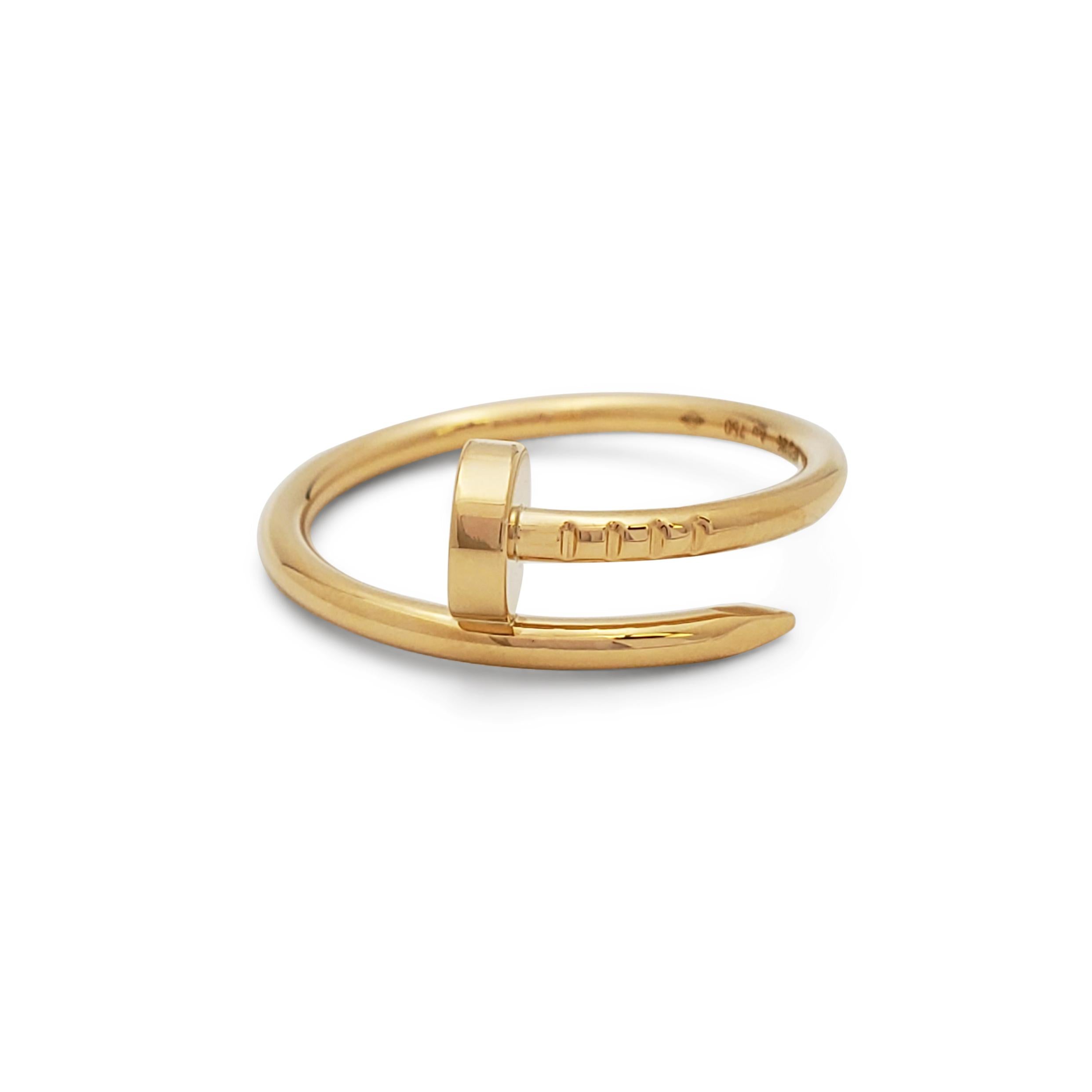 juste un clou ring small vs regular
