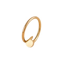 Cartier Juste un Clou Yellow Gold Ring Small Model Size 53