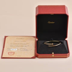 Cartier Juste un Clou Gelbgold Kleines Modell-Armband Größe 17