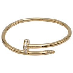 Cartier 'Juste un Clous' Yellow Gold and Diamond Bracelet