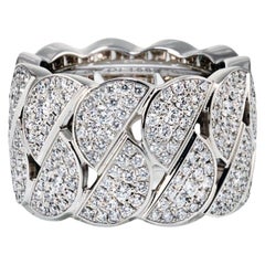 Cartier La Dona Bague en or blanc 18 carats pavée de diamants