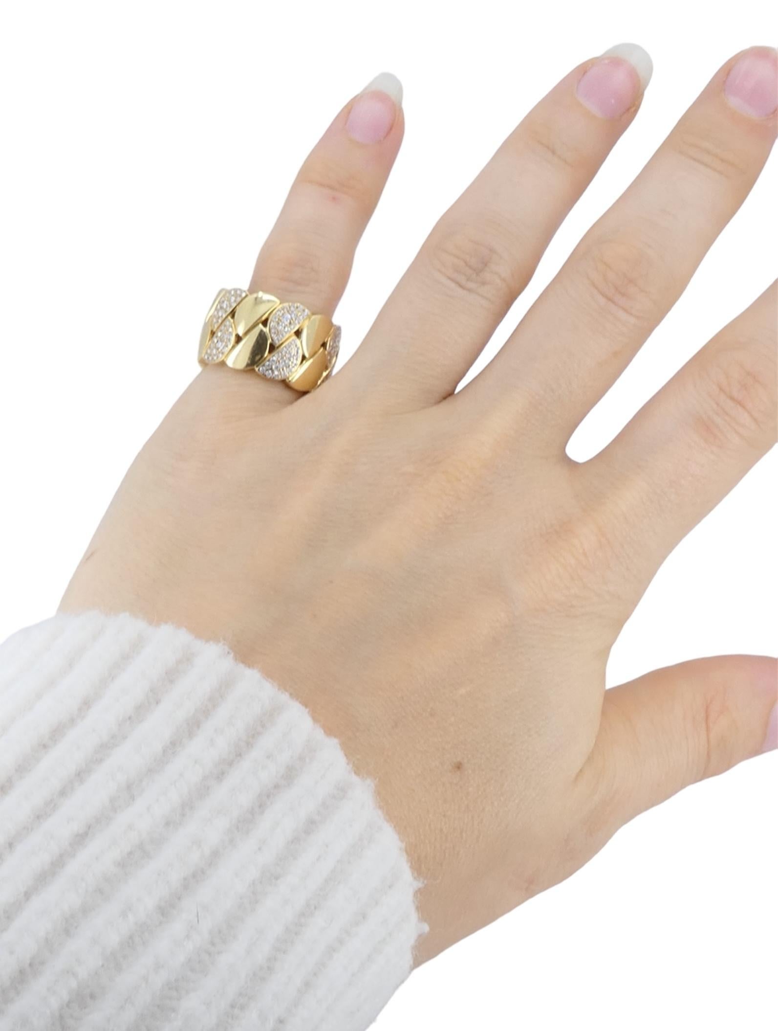 Cartier La Dona 18 Karat Gold Diamantring 6,5 1