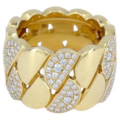 Cartier La Dona 18k Gold Diamond Ring 6.5