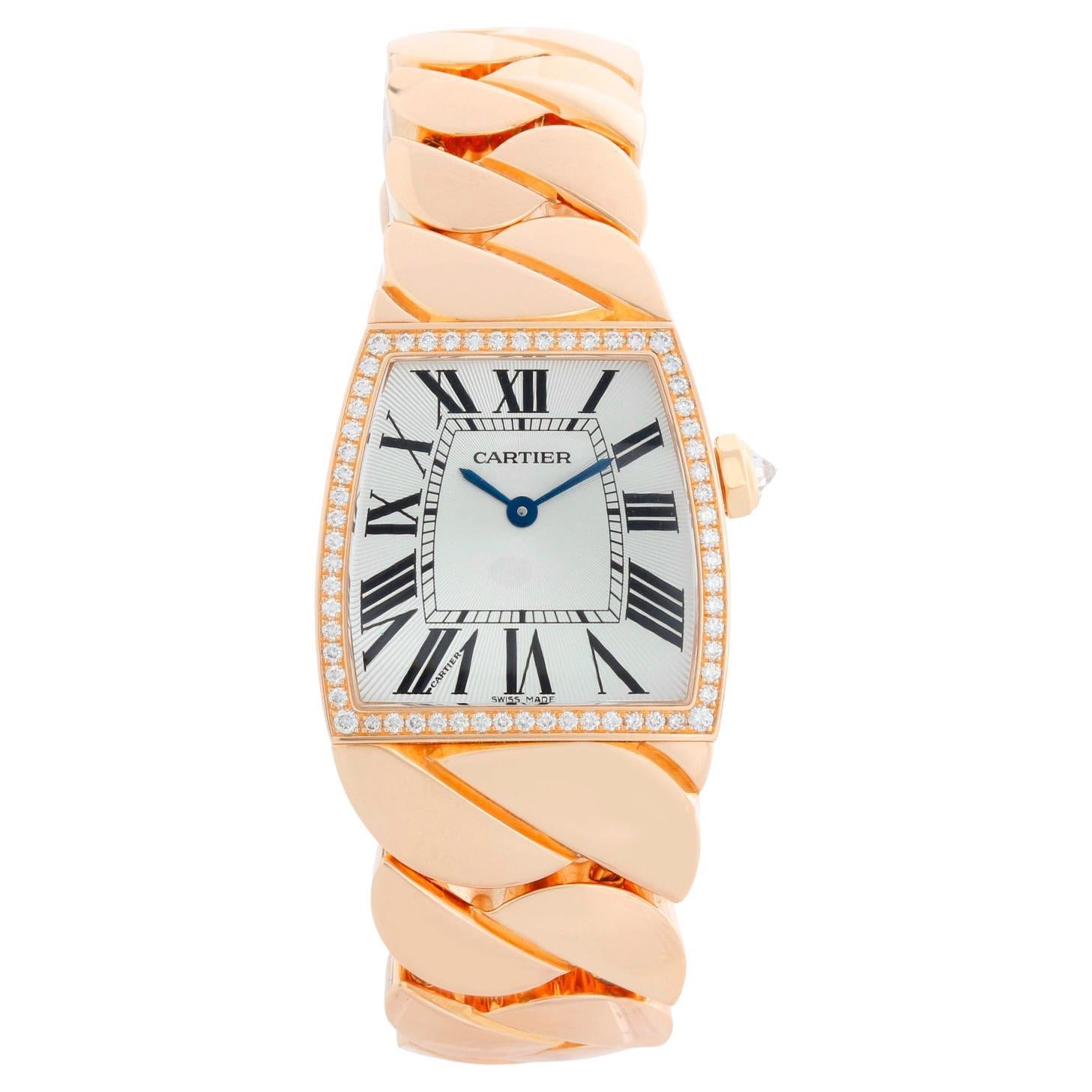 Cartier La Dona 18k Rose Gold Diamond Ladies Watch WE600501