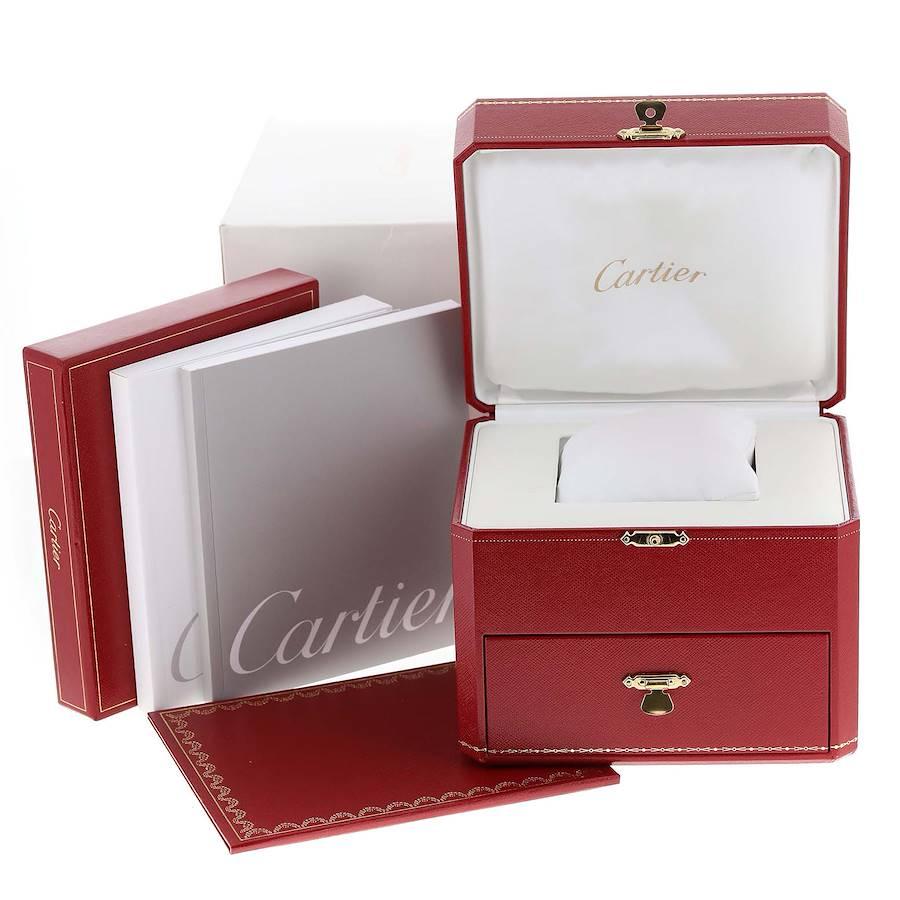 Cartier La Dona 18k White Gold Diamond Ladies Watch WE601005 Box Papers 3