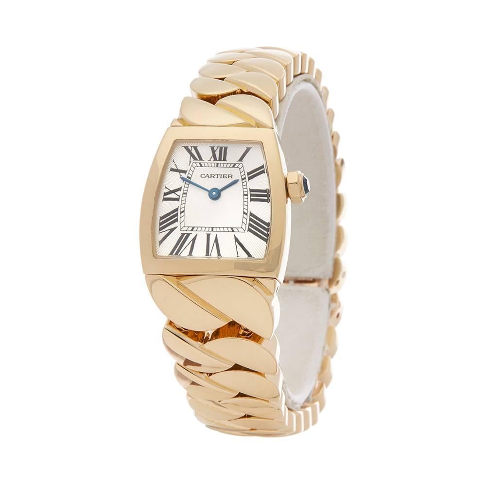 Ref: W4569
Manufacturer: Cartier
Model: La Dona
Model Ref: 2903 or W640020H
Age: Circa 2000's
Gender: Women's
Box and Papers: Box Only
Dial: Silver Roman
Glass: Sapphire Crystal
Movement: Quartz
Water Resistance: To Manufacturers