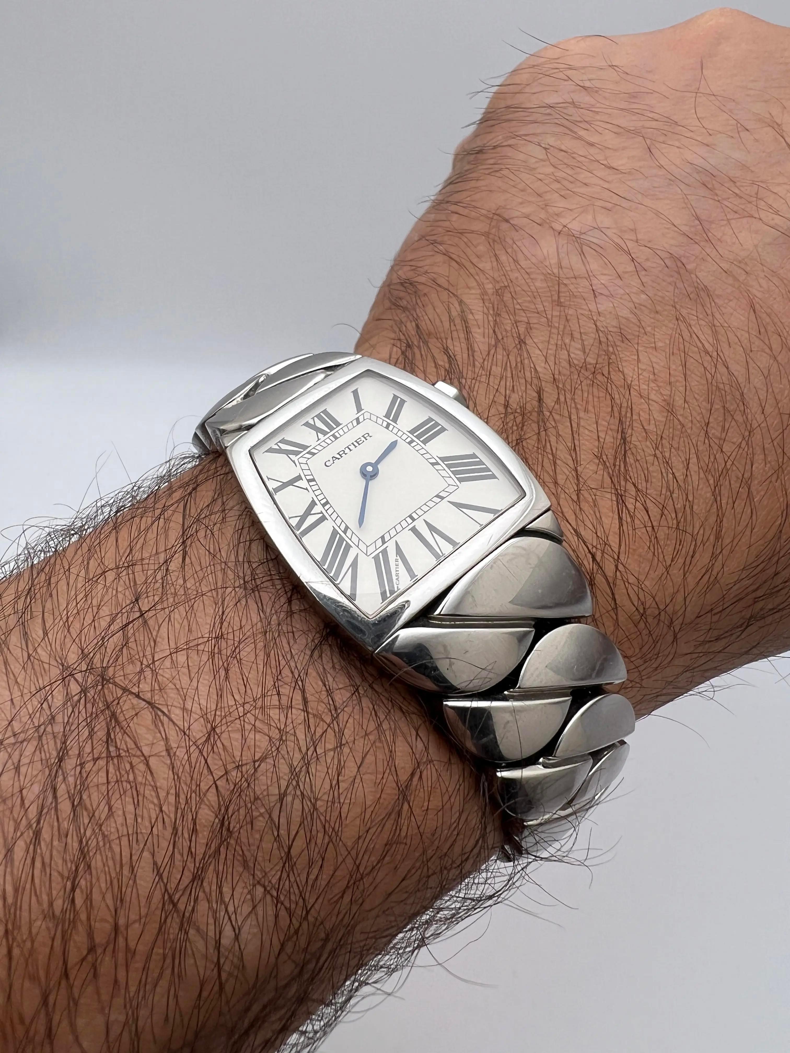 Donna Cartier La Dona 28mm Acciaio inossidabile al quarzo Quadrante bianco W660022I in vendita
