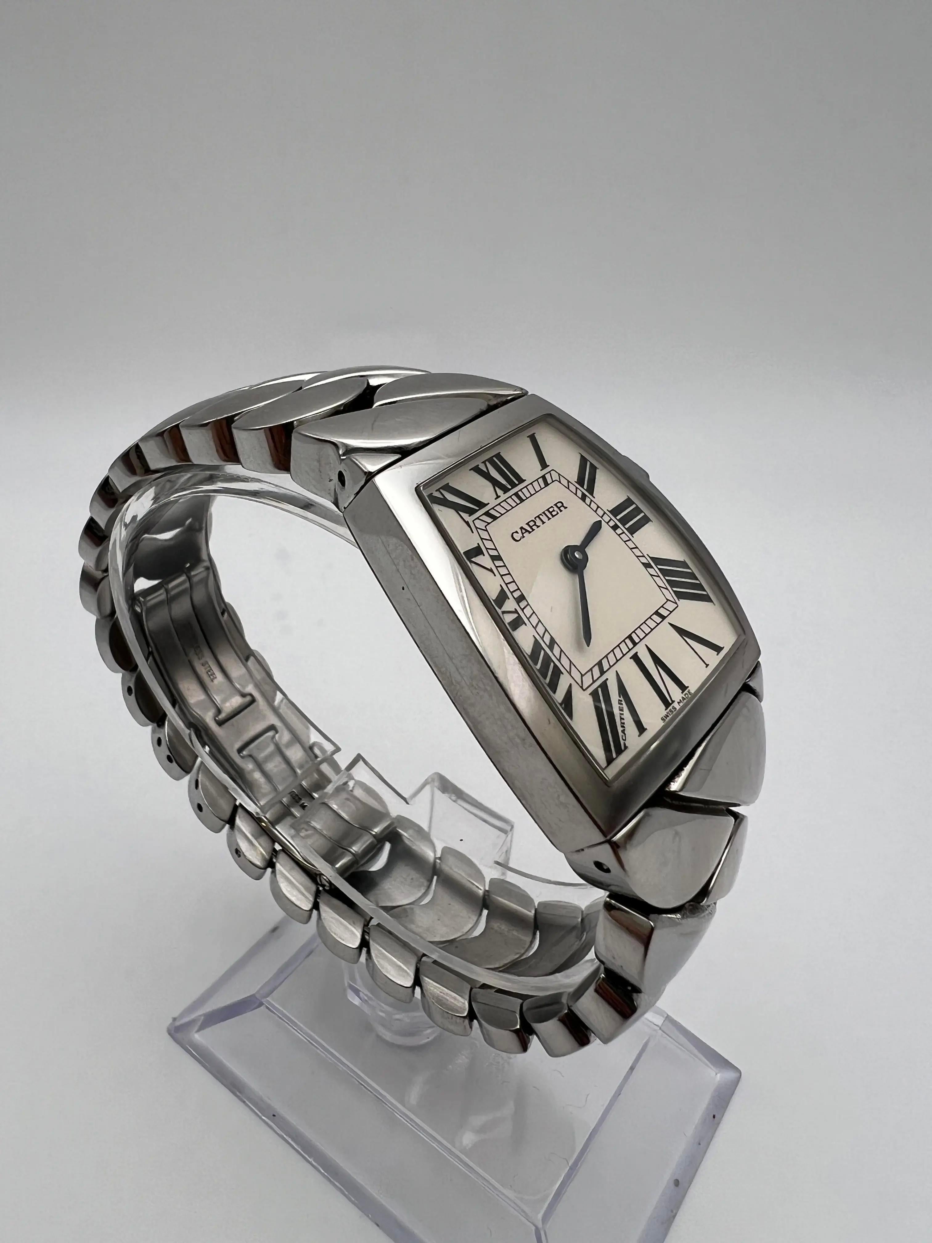 Cartier La Dona 28mm Acciaio inossidabile al quarzo Quadrante bianco W660022I in vendita 3