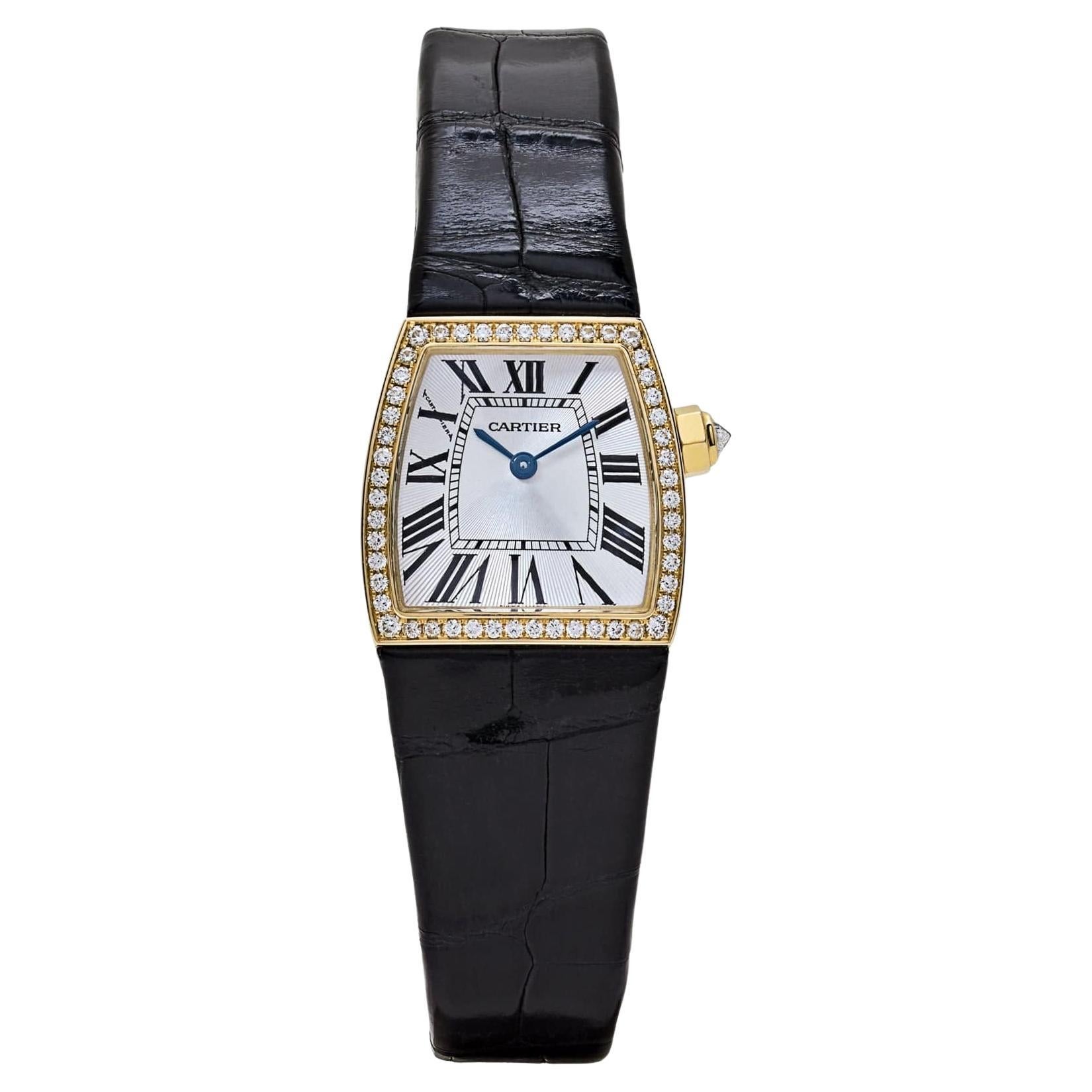 Cartier La Doña 2903 Oro giallo Lunetta con diamanti Alligatore