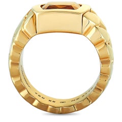 Cartier La Dona Citrine Yellow Gold Band Ring