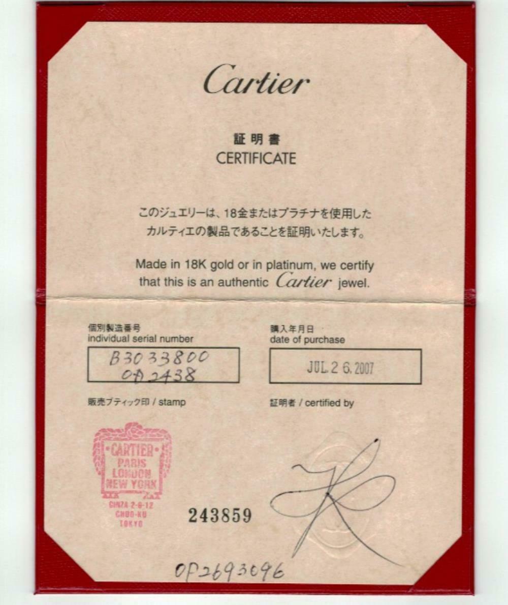 Brilliant Cut Cartier La Dona Diamond & Citrine 18k Yellow Gold Pendant w / Certificate