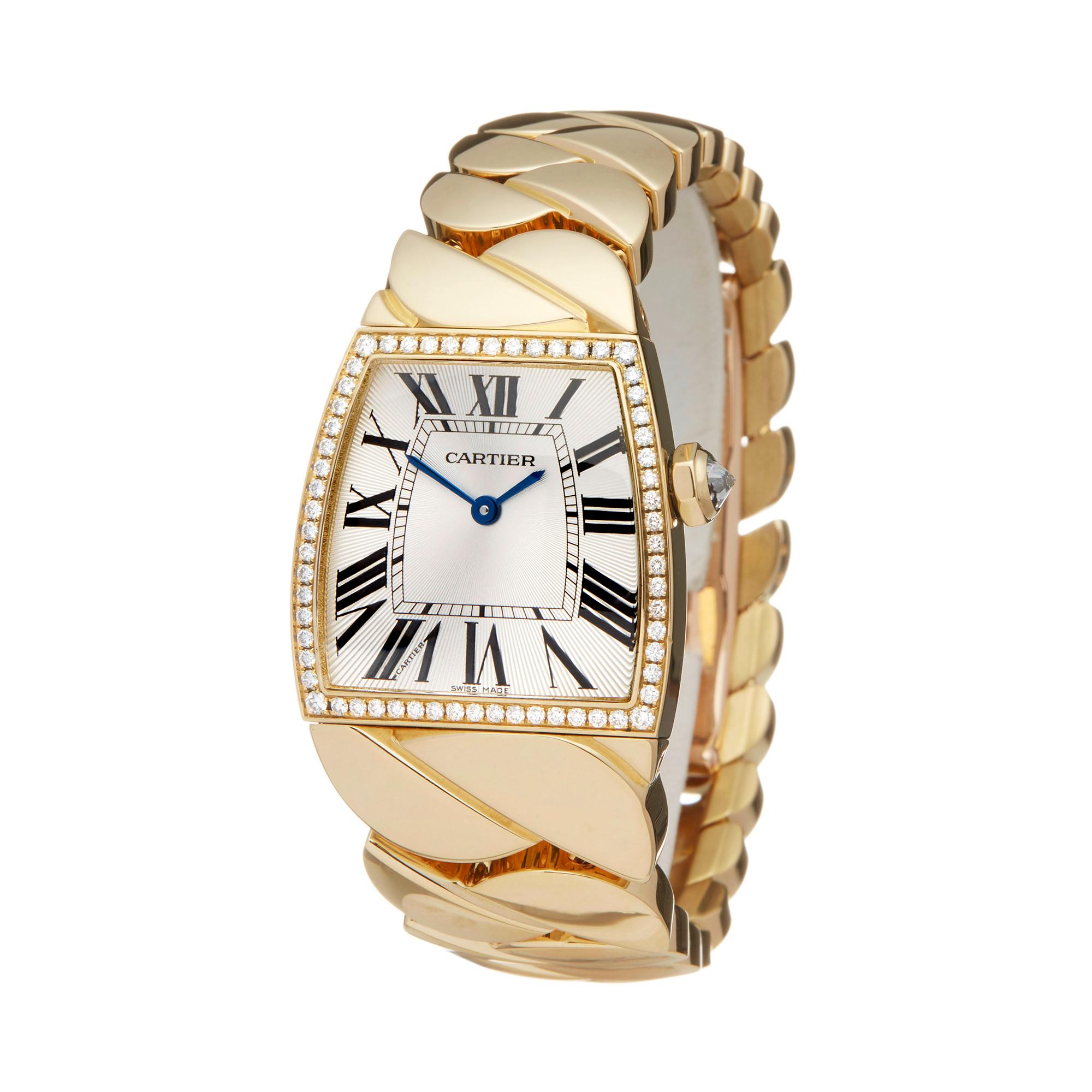 Reference: W6088
Manufacturer: Cartier
Model: La Dona
Model Reference: 9500
Age: Circa 2000's
Gender: Women's
Box and Papers: Box, Manuals and Open Guarantee
Dial: Silver Roman
Glass: Sapphire Crystal
Movement: Automatic
Water Resistance: To