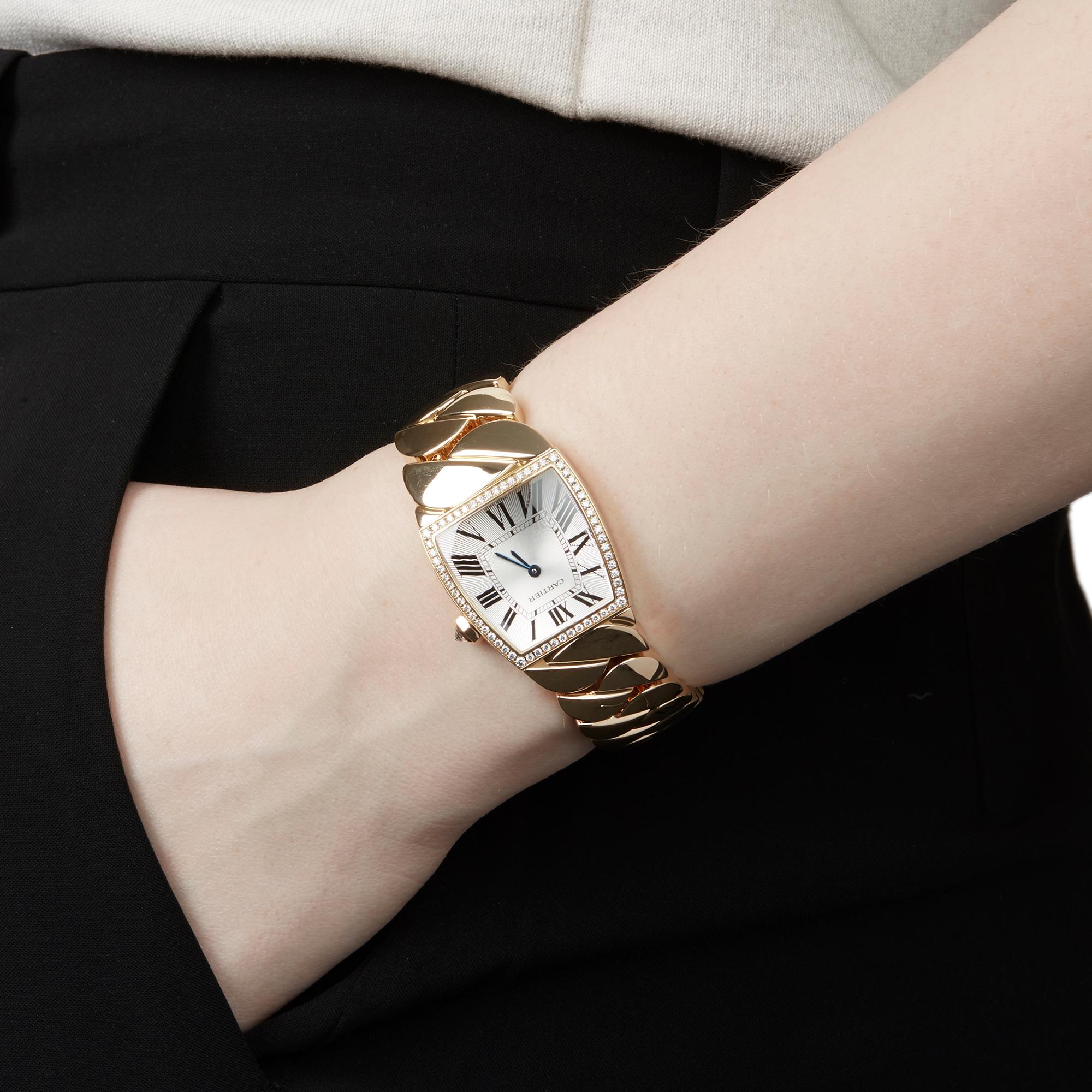 Cartier La Dona Diamond Yellow Gold 9500 Wristwatch 1
