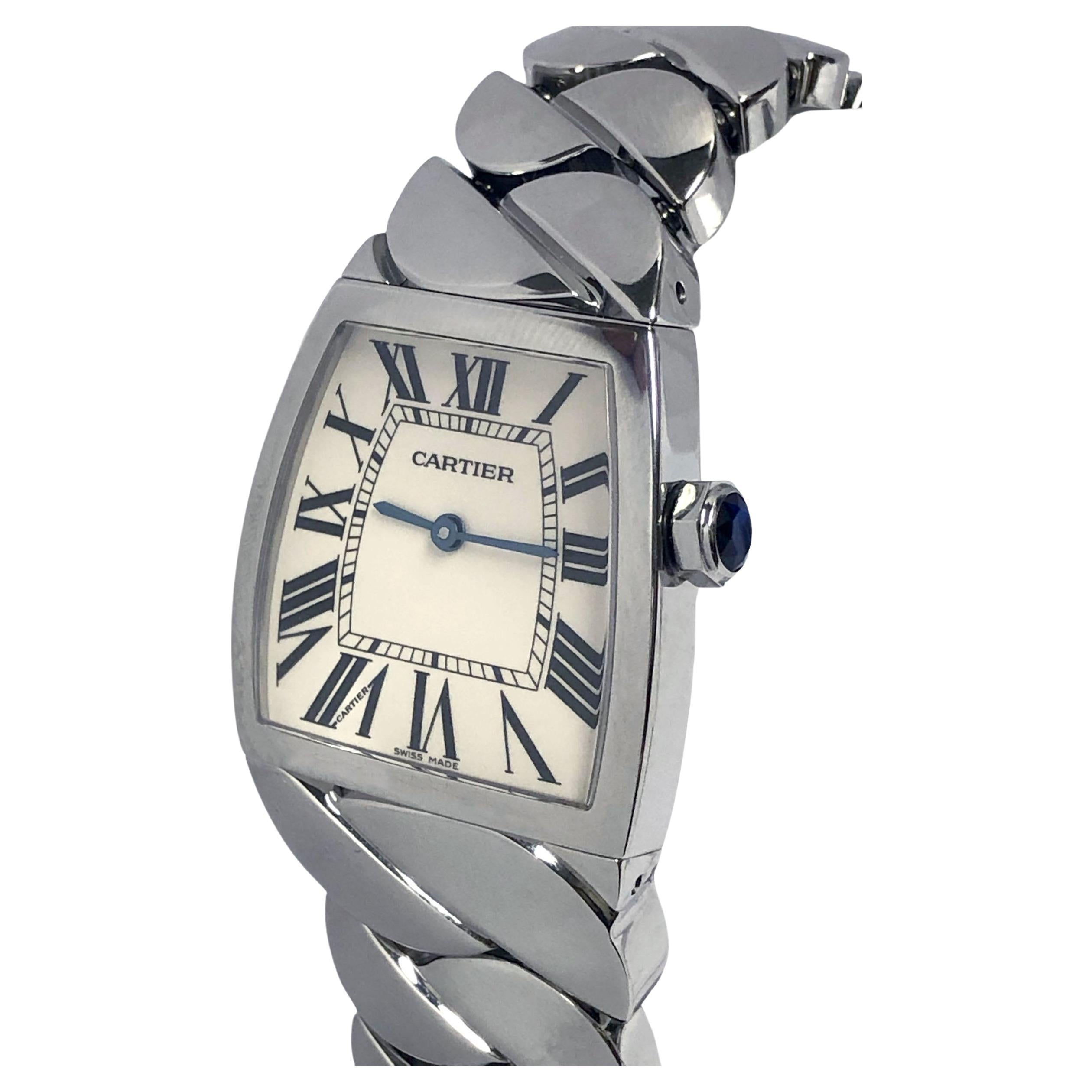 Cartier La Dona Grande montre-bracelet La Dona à quartz en acier Réf. 2835