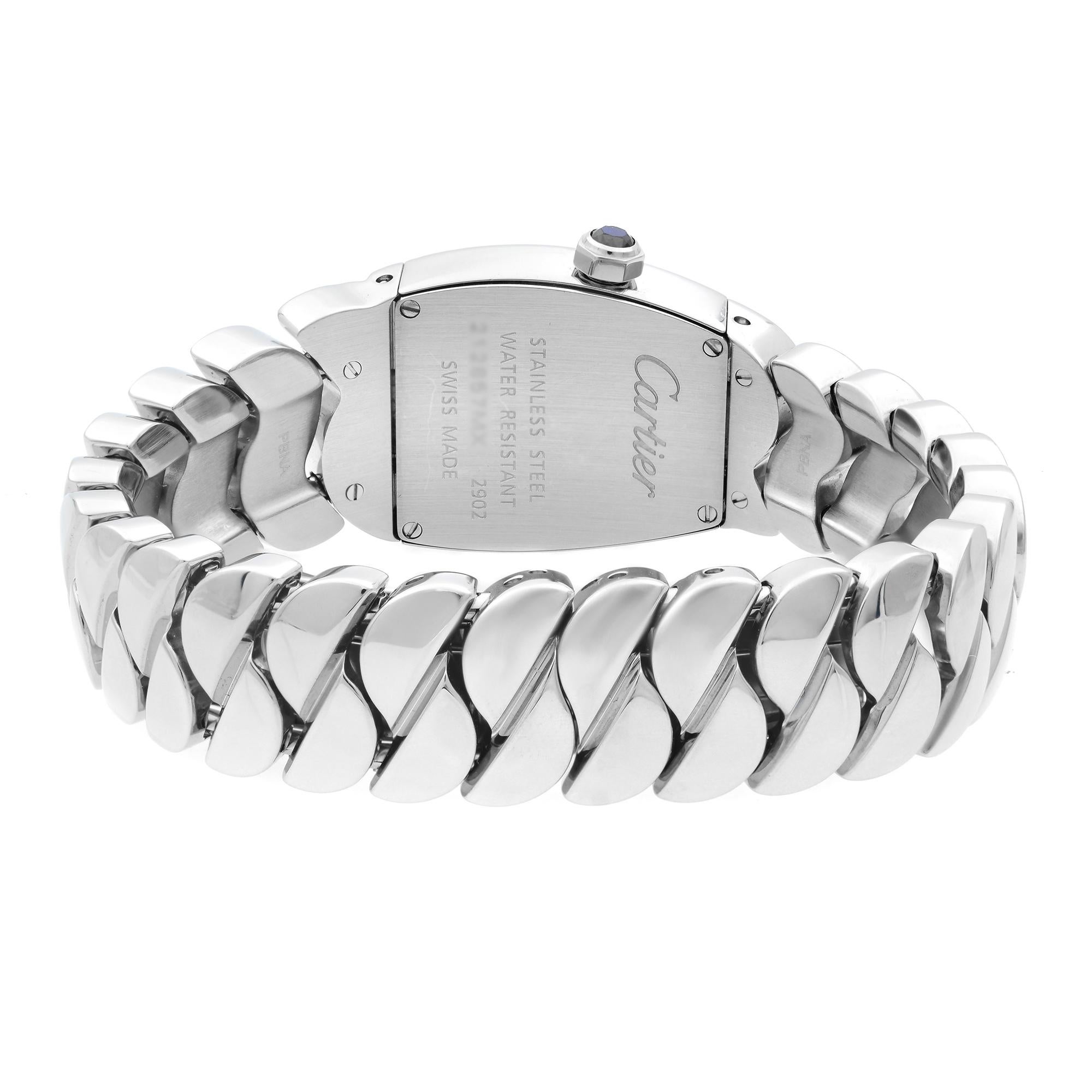 Women's Cartier La Dona Stainless Steel Silver Dial Quartz Ladies Watch W660012I