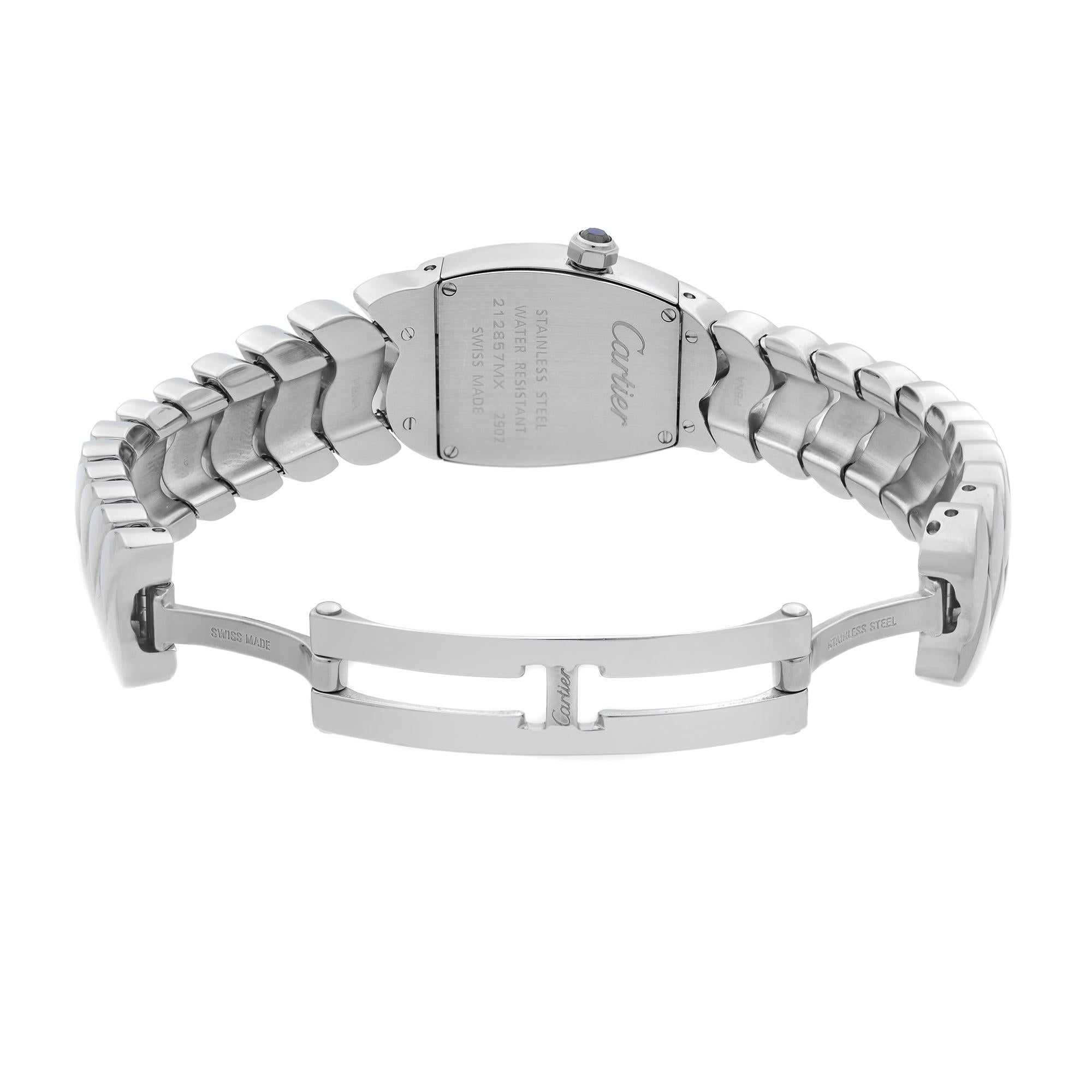 Cartier La Dona Stainless Steel Silver Dial Quartz Ladies Watch W660012I 1