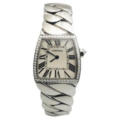 Cartier La Dona Stainless Steel Watch with Diamond Bezel Ref W6600121