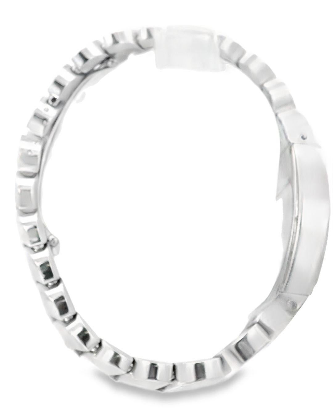 Cartier La Dona WE60019G 18K White Gold In Excellent Condition For Sale In Great Neck Plaza, NY