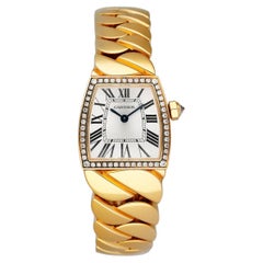 Cartier La Dona WE60040H Montre pour femme en or jaune 18 carats avec diamants