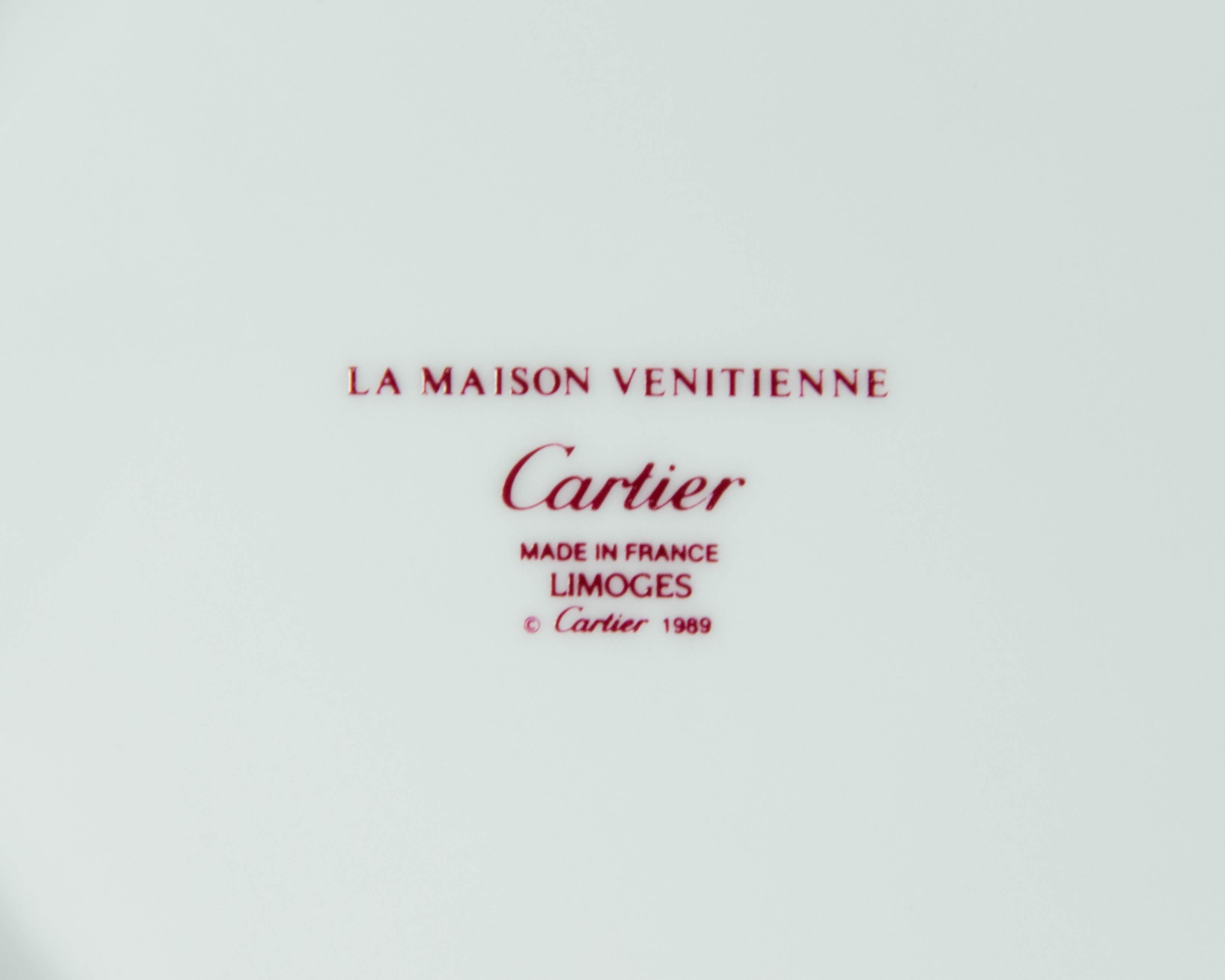 Cartier, La Maison 'Venetienne', Soup Plate For Sale 1