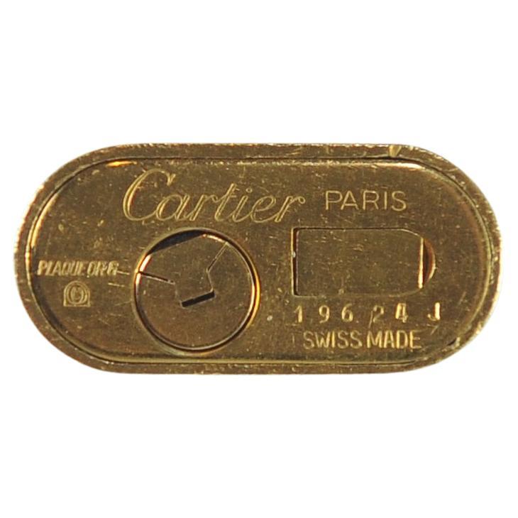 Cartier Lacquer de Chine 18ct Gold Plate Trinity Cigarette Lighter With Box For Sale 3