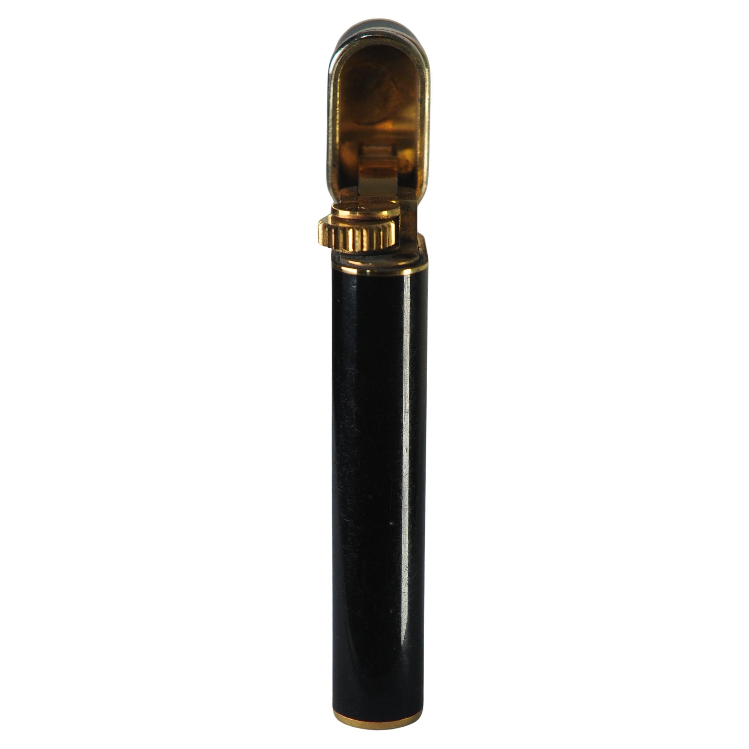 Cartier Lacquer de Chine 18ct Gold Plate Trinity Cigarette Lighter With Box For Sale 5