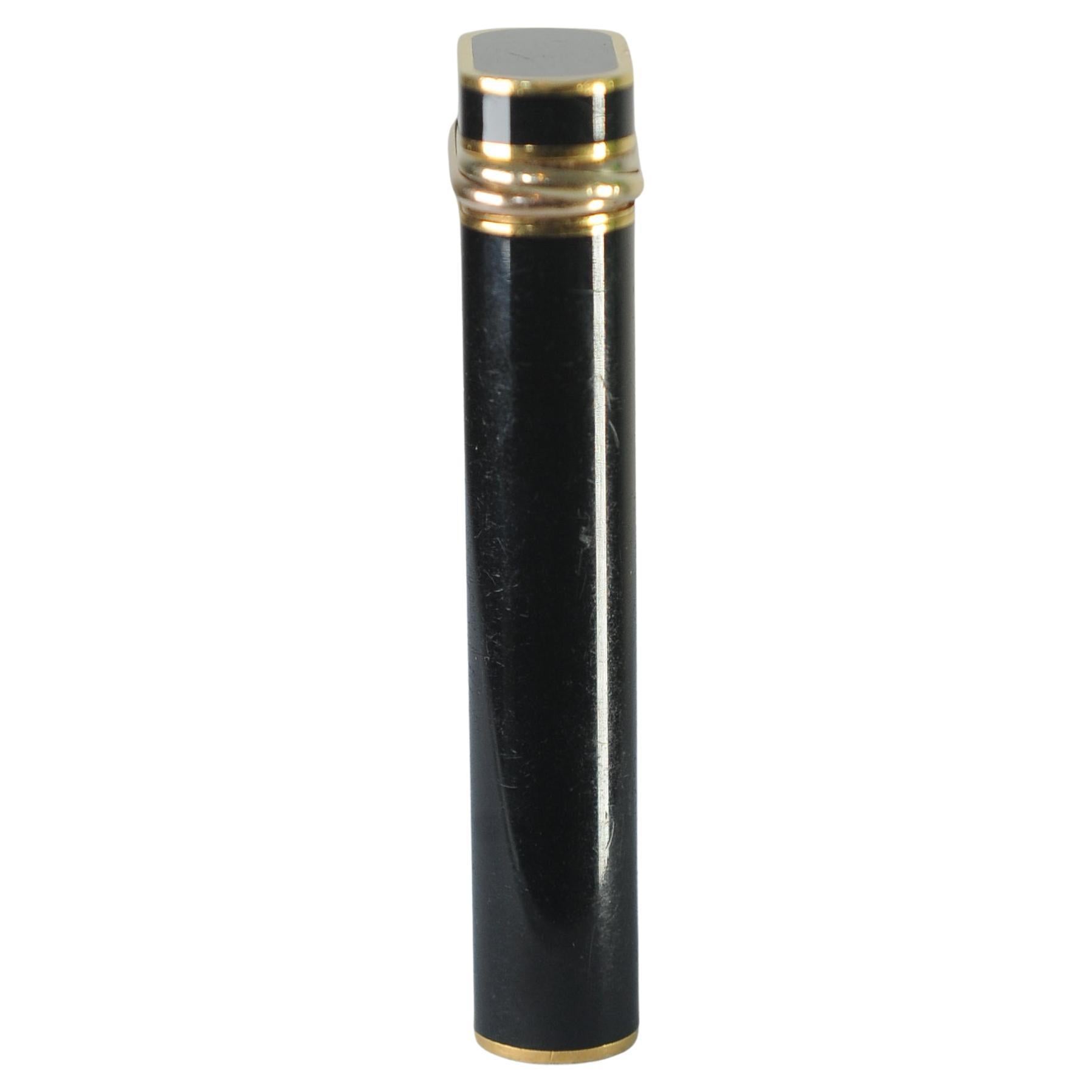 Cartier Lacquer de Chine 18ct Gold Plate Trinity Cigarette Lighter With Box For Sale 7
