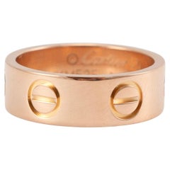 Anello Love Band in oro rosa 18 carati da donna di Cartier