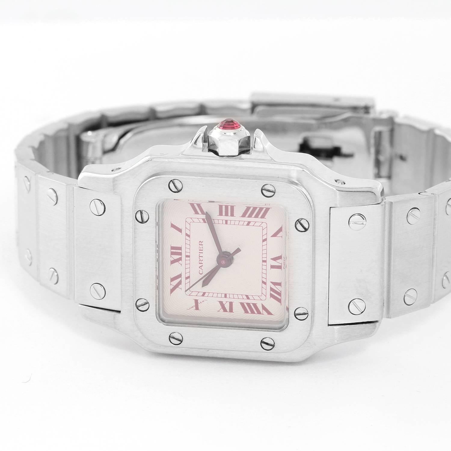 cartier santos platinum