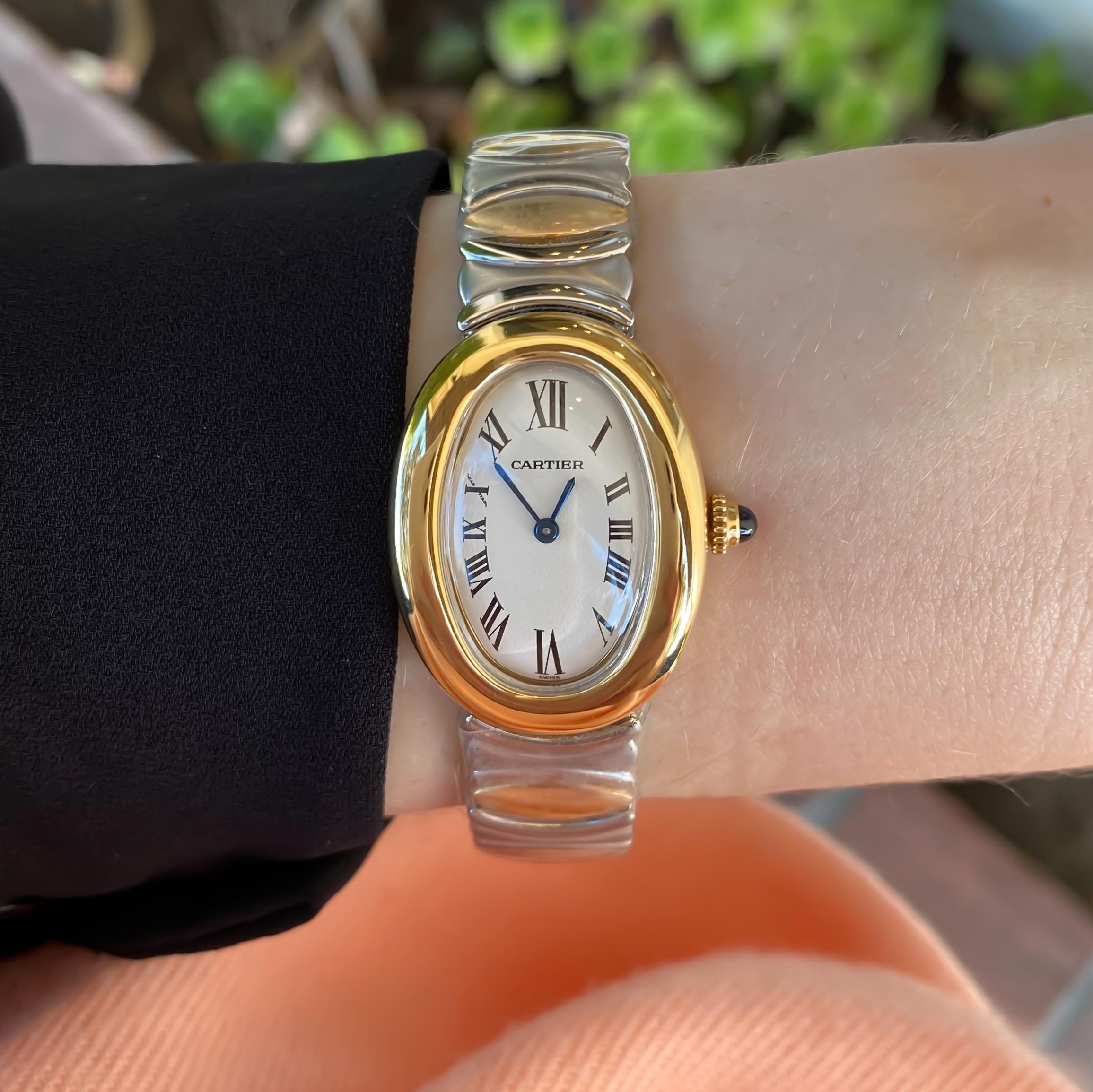 Cartier Ladies Rare Baignoire 18K Yellow Gold & Steel Quartz Watch W15045D8

Genuine pre-owned Cartier Ladies Rare 