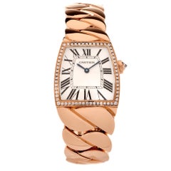 Montre-bracelet La Dona en or rose et diamants pour femmes Cartier