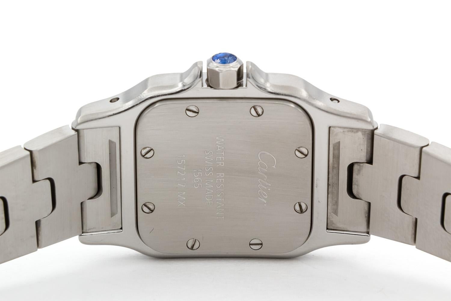 Cartier Ladies Stainless Steel Santos Galbee Small 24mm Watch BNP 1565 W20056D6 1