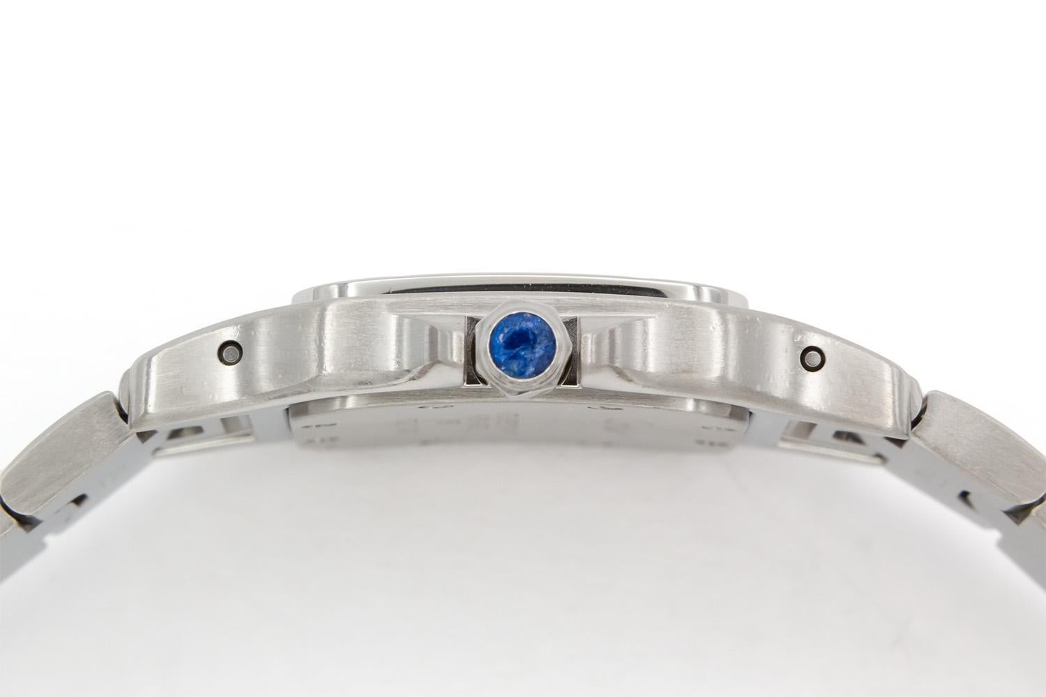 Cartier Ladies Stainless Steel Santos Galbee Small 24mm Watch BNP 1565 W20056D6 2