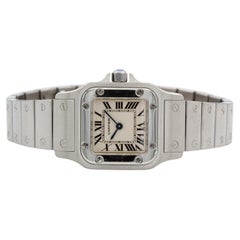 Cartier Ladies Stainless Steel Santos Galbee Small 24mm Watch BNP 1565 W20056D6