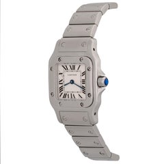 Cartier Ladies Stainless Steel Santos Quartz Wristwatch