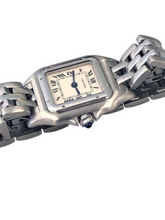 Cartier Ladies Steel Panther Quartz Wrist Watch