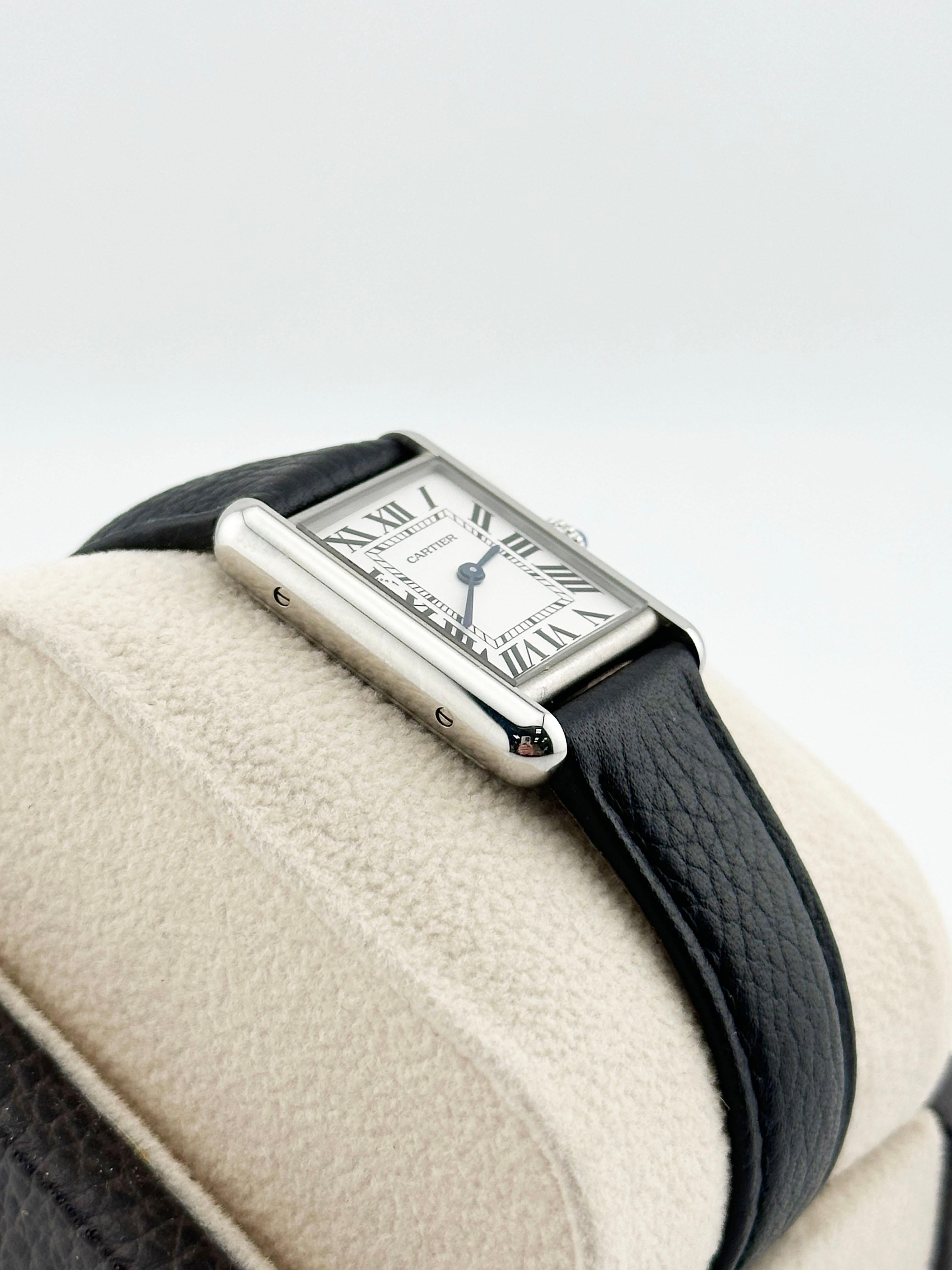 Cartier Ladies Tank Must WSTA0042 Ref 4322 Stainless Steel Box Paper 2023 2