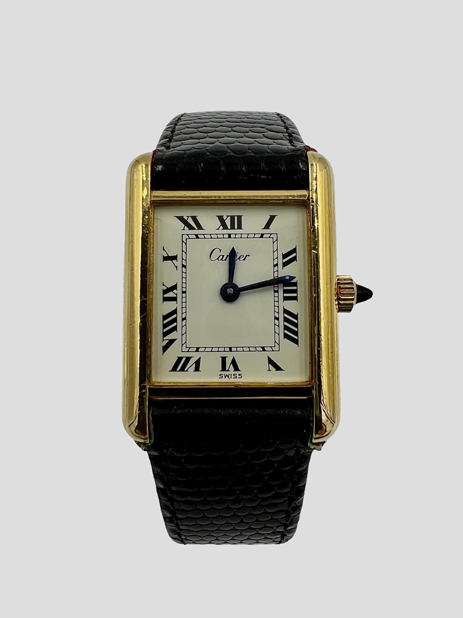 Cartier Ladies Tank Wristwatch 4