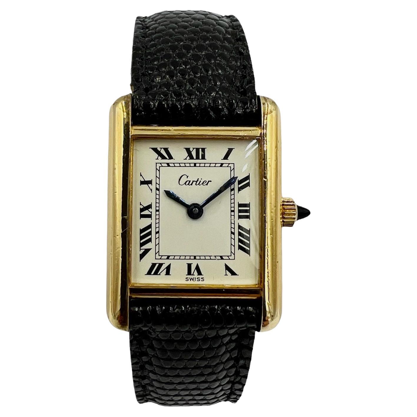Cartier Ladies Tank Wristwatch 